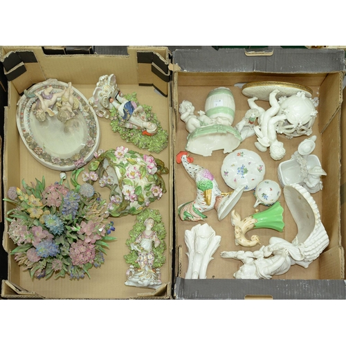 Appraisal: Miscellaneous English and Continental porcelain to include a Moore Brothers