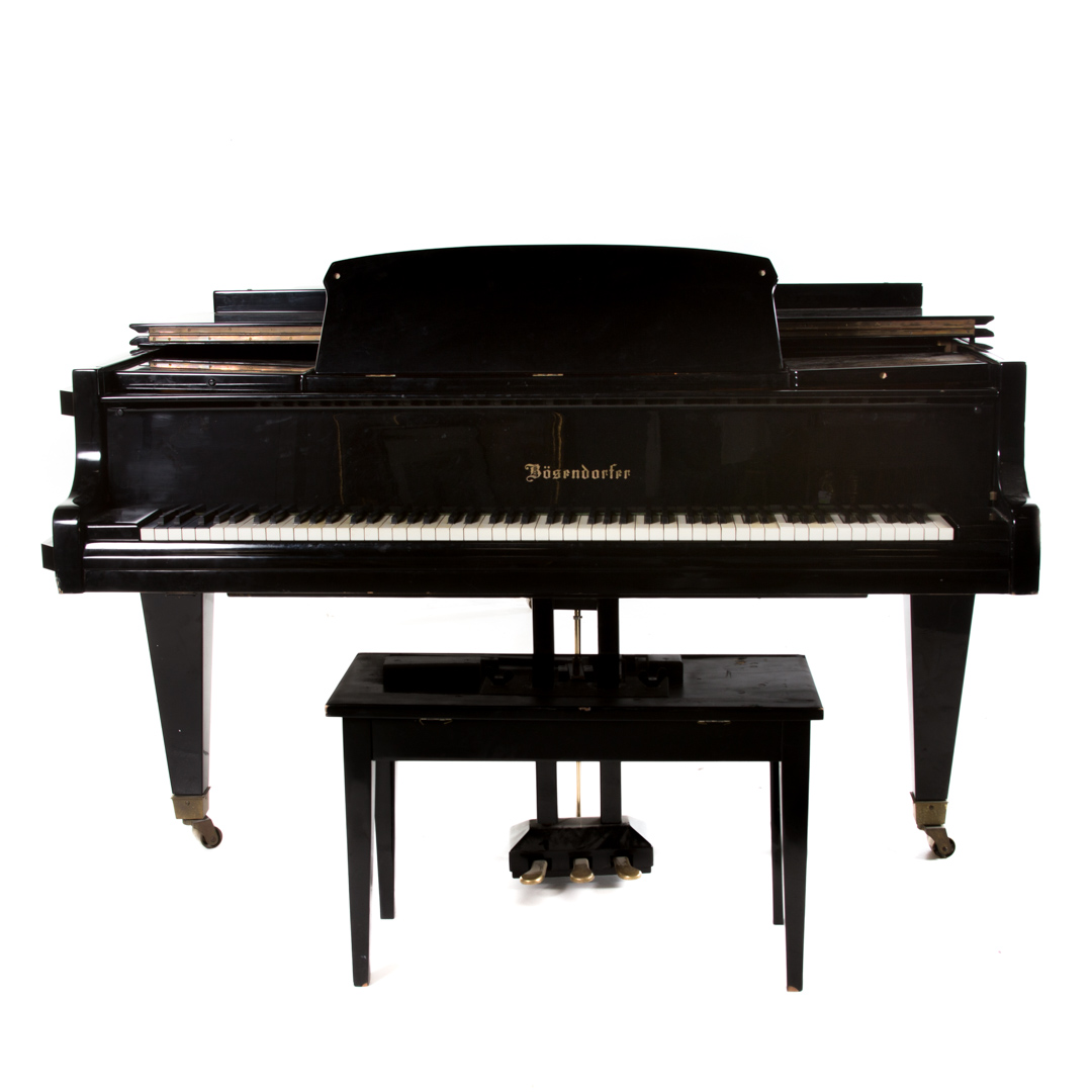 Appraisal: Ebonized B sendorfer Model Imperial Piano Concert Grand Piano -