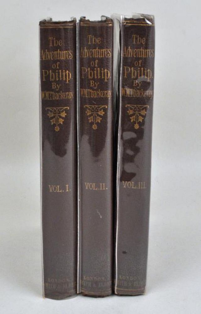 Appraisal: W M Thackeray The Adventures of Philip st Ed st