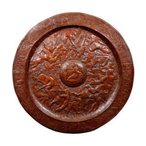 Appraisal: A Continental Copper Roundel Late th Early th Century Diameter