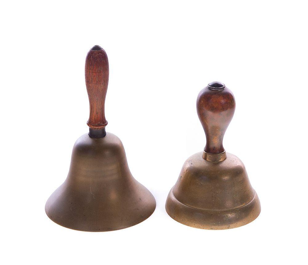 Appraisal: Antique Brass Bells Excellent condition with no damage or repairs