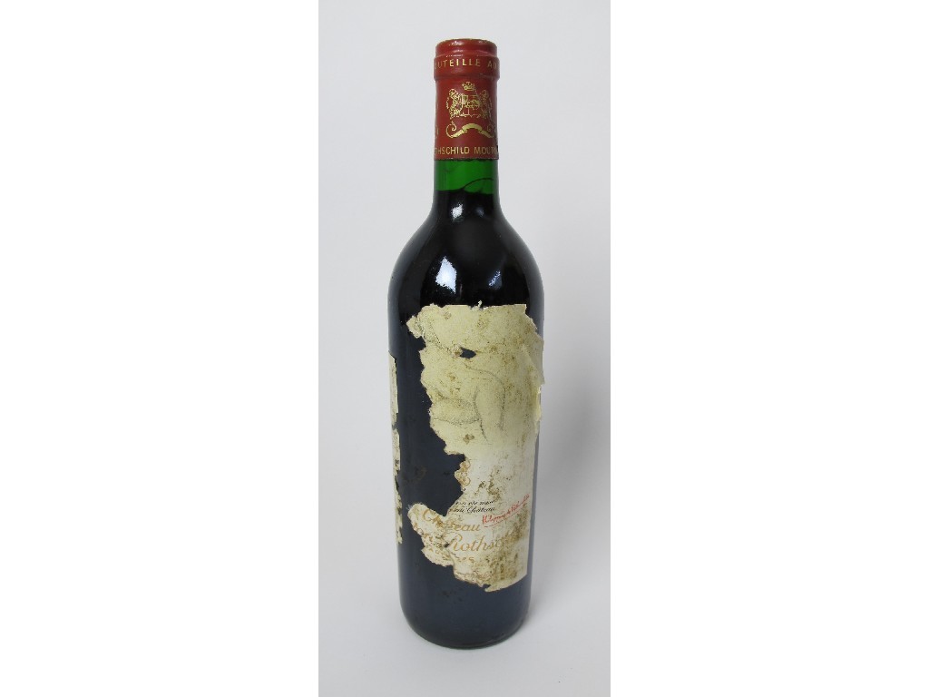 Appraisal: Chateau Mouton Rothschild Vintage upper neck level the label is