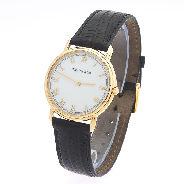 Appraisal: K TIFFANY CO MEN'S WATCH mm Tiffany Co k yellow