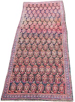 Appraisal: A Karabagh Carpet A Karabagh carpet with paisley-like designs on