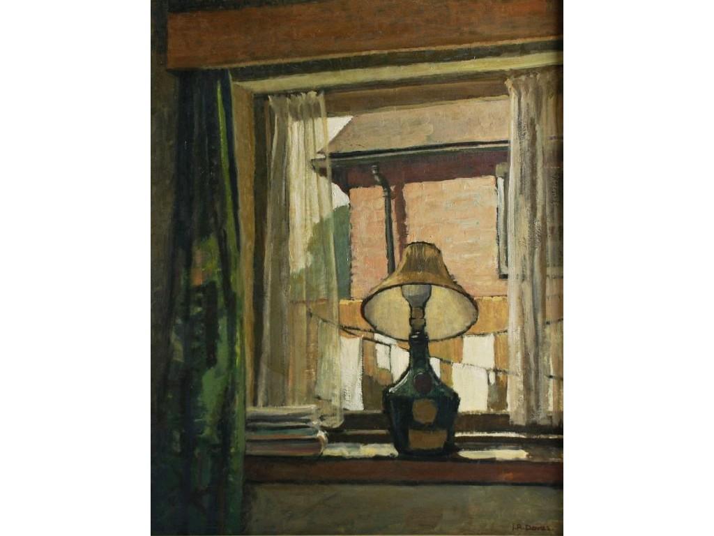 Appraisal: JOHN R DAVIES twentieth century OIL ON BOARD 'Monday view