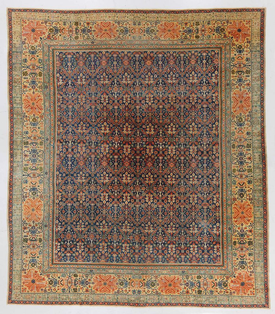 Appraisal: Antique Tabriz Rug Persia ' '' x ' '' Antique