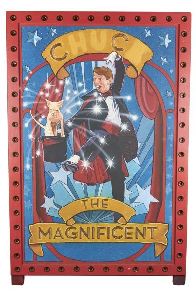 Appraisal: Chuck The Magnificent Magician Movie Prop This is a large