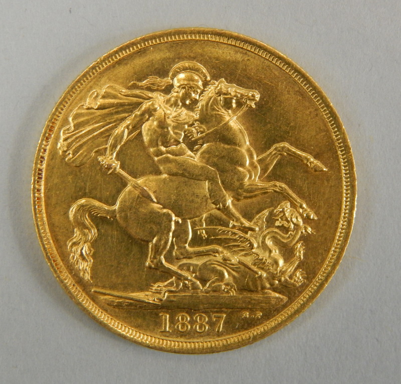 Appraisal: A Victorian gold coin dated