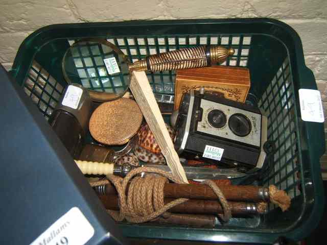 Appraisal: A COLLECTION OF MISCELLANEOUS ITEMS to include postcards and stamps