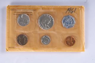 Appraisal: Proof Set Includes quarter dime nickel penny and Franklin half