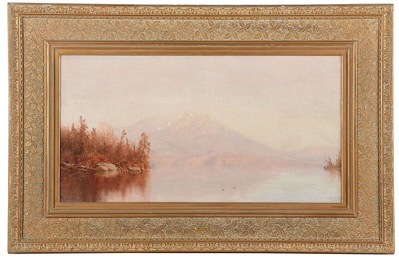 Appraisal: Jervis McEntee New York - Lake Placid New York oil