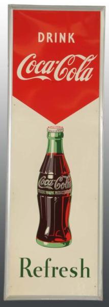 Appraisal: Tin Coca-Cola Sign Description s Some medium soiling minor stains