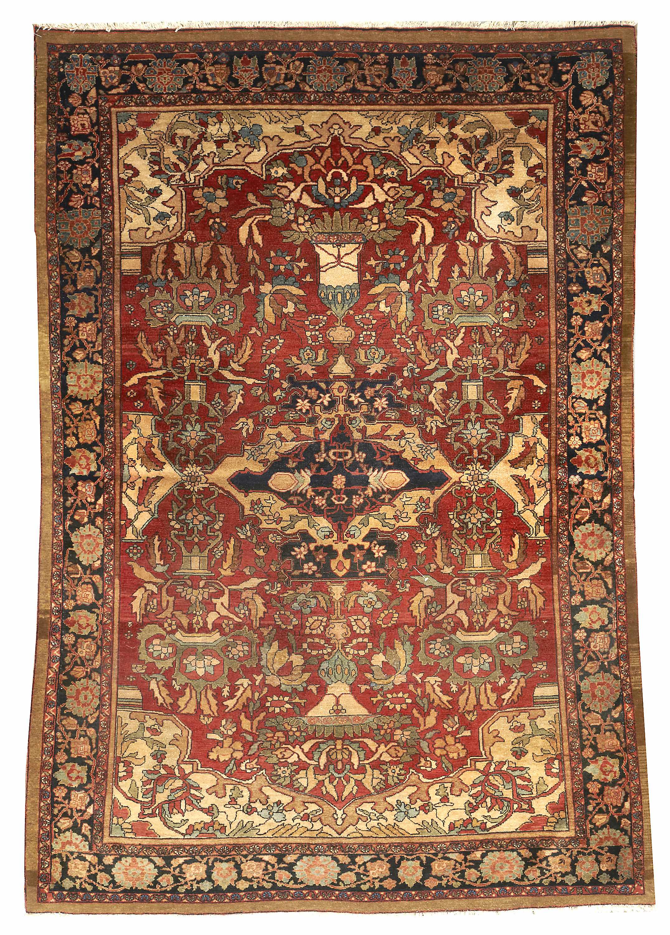 Appraisal: A Malayer rug Central Persialate th centurysize approximately ft in