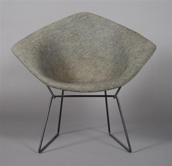 Appraisal: A Harry Bertoia Diamond Chair Knoll Height inches