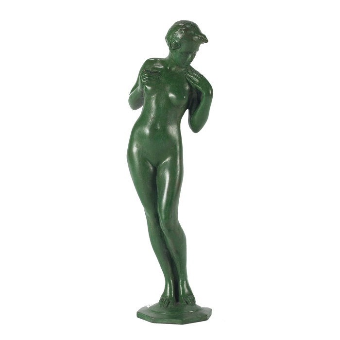 Appraisal: Carl Gruppe American th century ''Nude '' c bronze sculpture