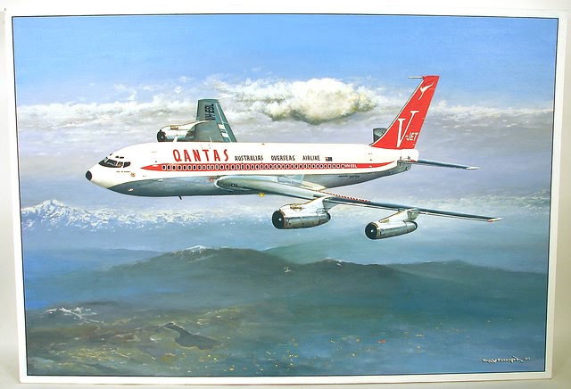 Appraisal: Tony Fachet O C painting depicting a Boeing B four