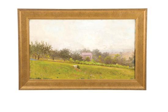 Appraisal: LANDSCAPE BY THOMAS CORWIN LINDSAY CINCINNATI OHIO - Oil on