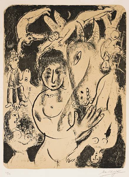 Appraisal: Marc Chagall Russian French - The Midsummer Night's Dream M