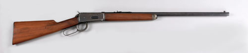 Appraisal: Winchester model rifle with button magazine WCF caliber SN octagonal