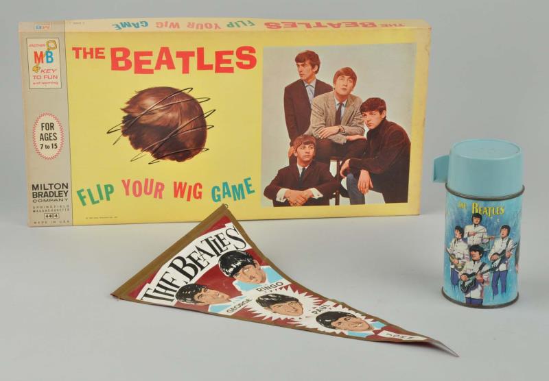 Appraisal: Lot Of Beatles Items This lot includes a Beatles Flip