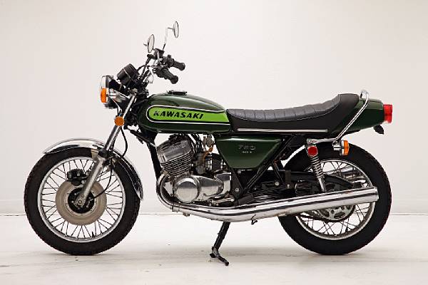 Appraisal: Kawasaki cc H Two-Stroke TripleFrame no H F- Mean Clean