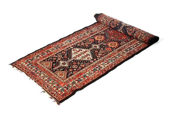 Appraisal: ORIENTAL RUNNER Late th -early th century Khamesh Repeating geometric