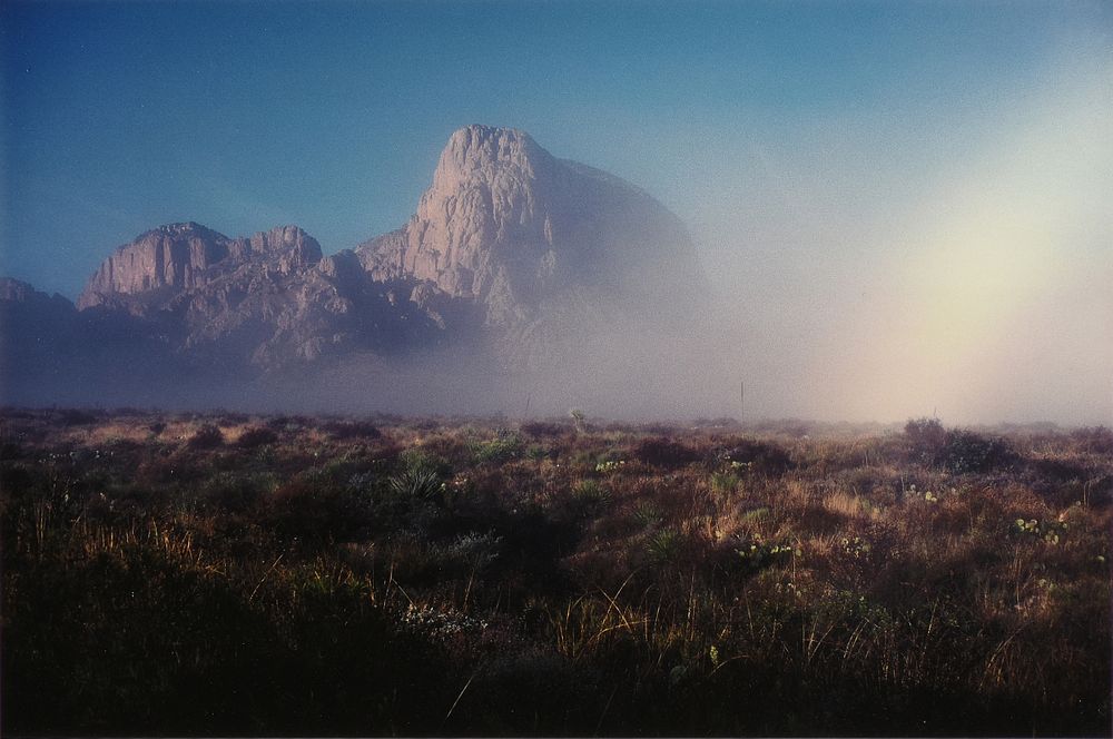 Appraisal: BILL WRIGHT American Texas th st Century A PHOTOGRAPH Mountains