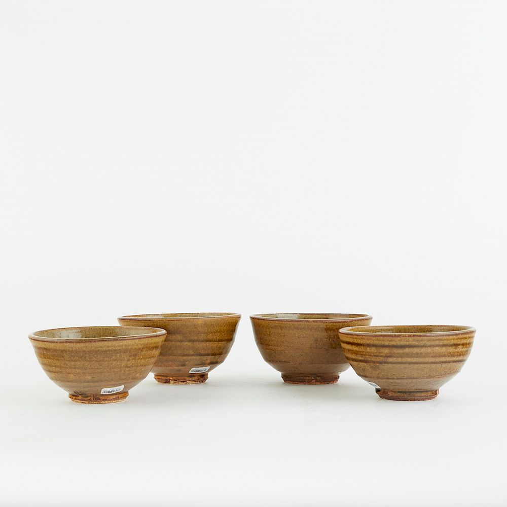 Appraisal: Set Warren MacKenzie Studio Pottery Bowls Marked Warren MacKenzie -