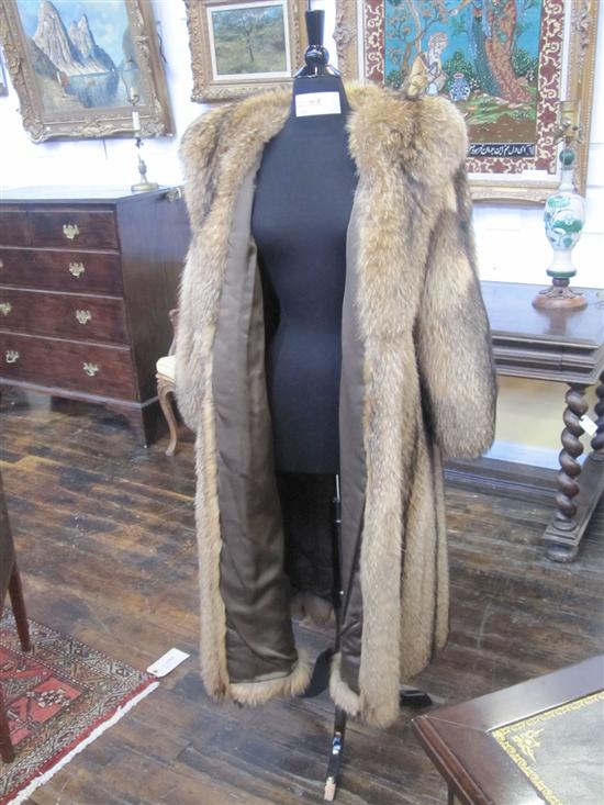 Appraisal: FOX FUR COAT By Alexandre New York