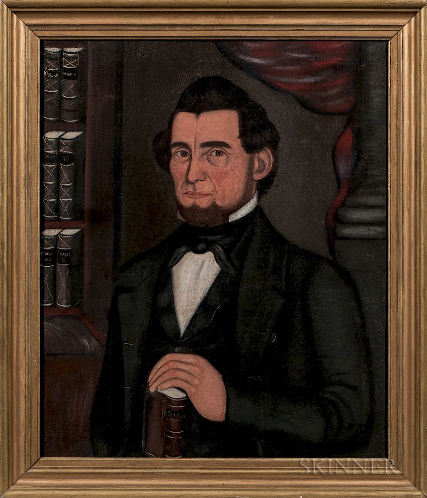 Appraisal: Attributed to H K Goodman American th Century Portrait of