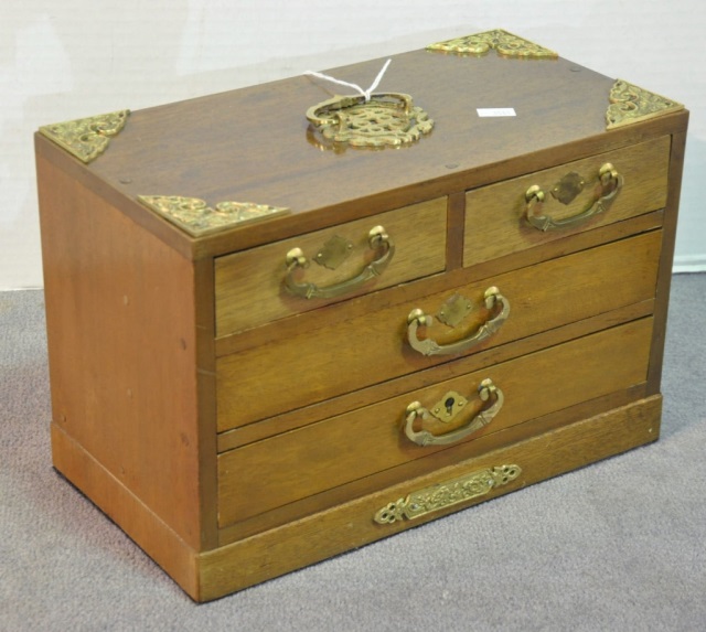 Appraisal: Asian Style Jewelry Chest