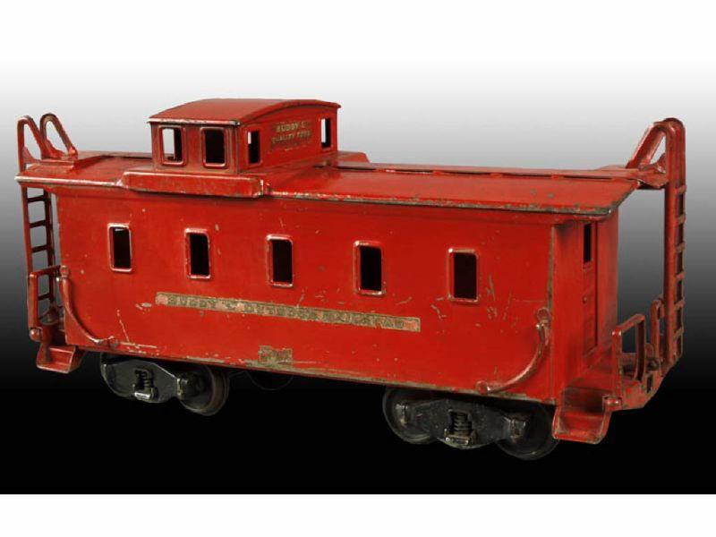 Appraisal: Pressed Steel Buddy L Outdoor Railroad Caboose Description '' L