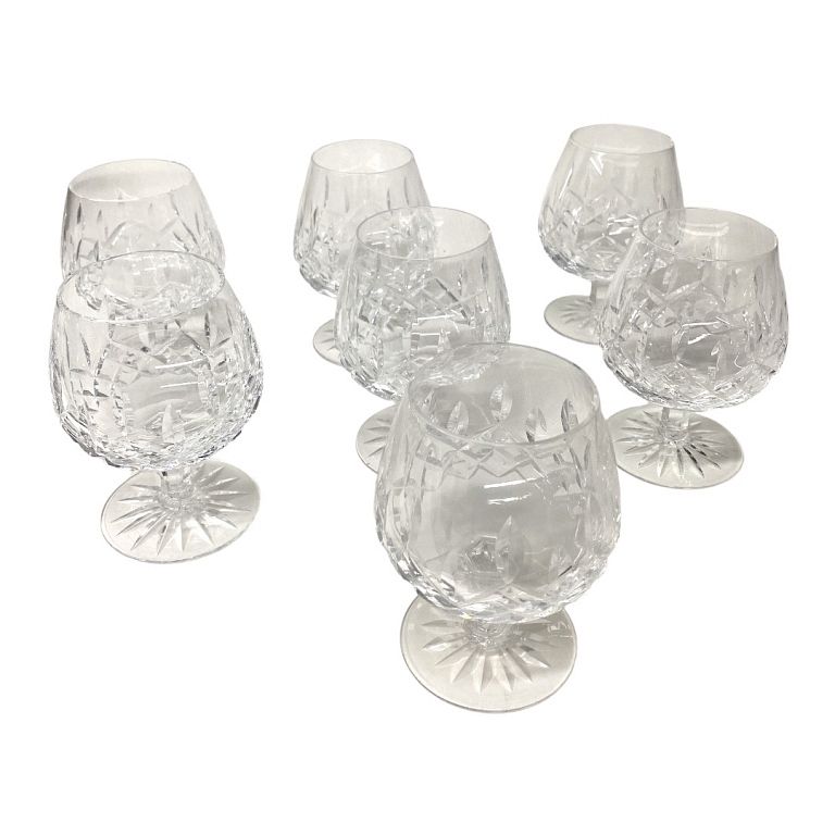 Appraisal: Waterford Crystal Brandy Glasses Waterford Crystal Brandy Glasses Set of