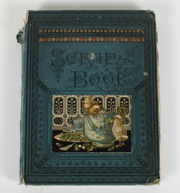 Appraisal: Victorian scrap book packed with die cut and good advertising