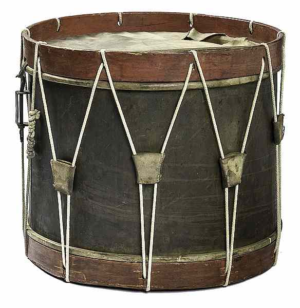 Appraisal: Civil War Snare Drum '' high x '' wide One