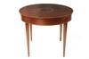 Appraisal: CENTER TABLE - Custom mahogany inlaid Hepplewhite style baker's center