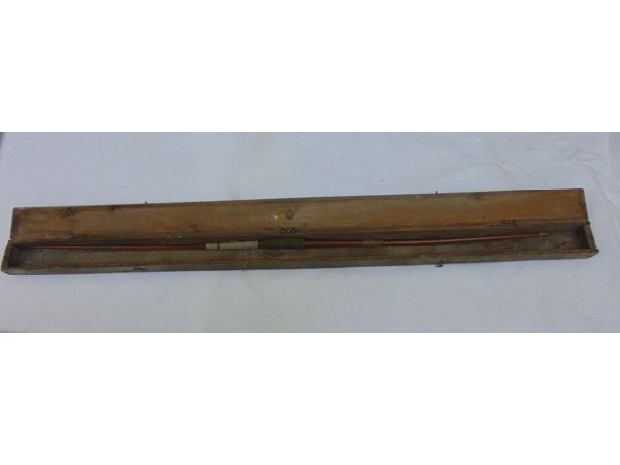 Appraisal: A vintage timber archery bow cm length approx presented in