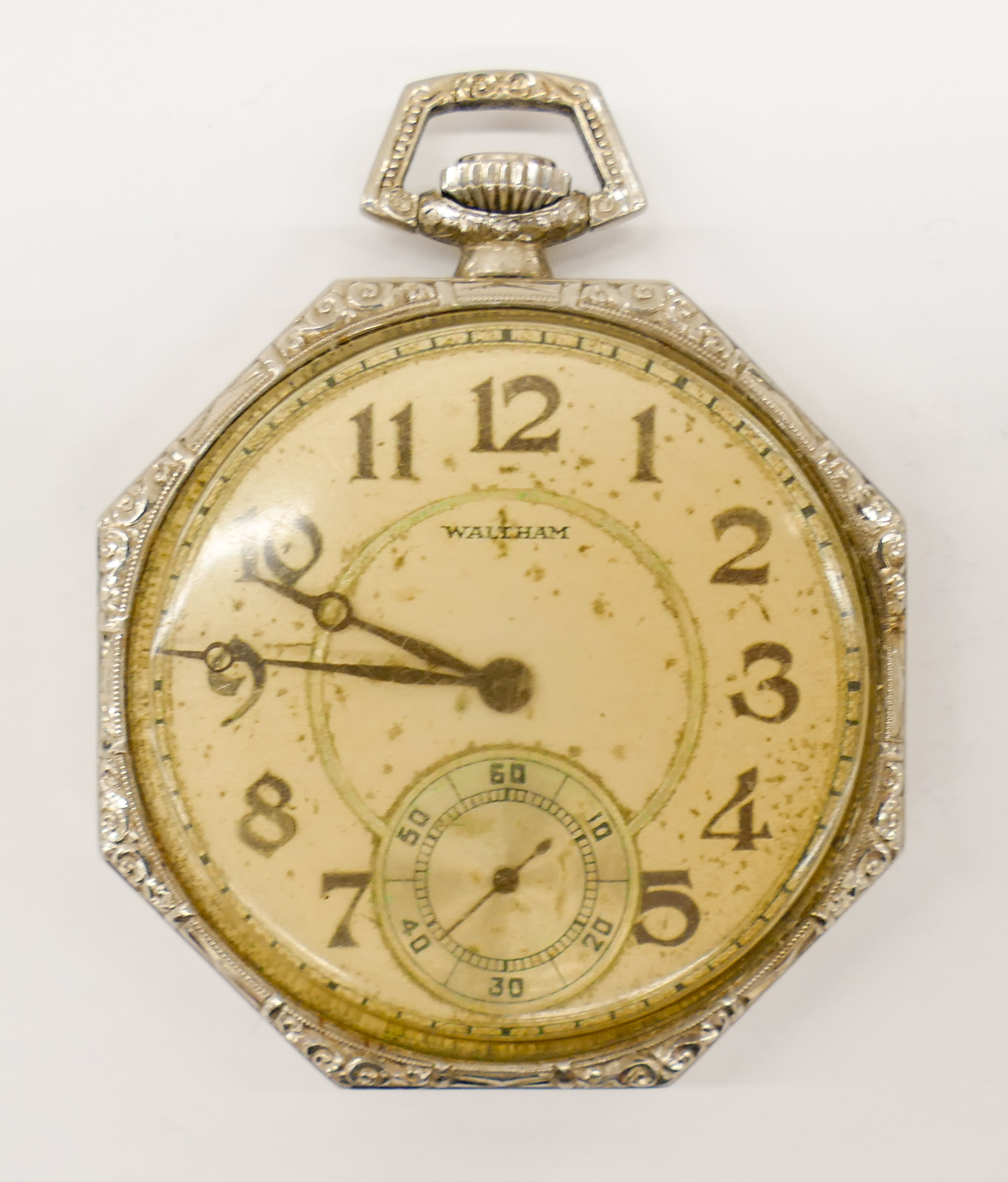 Appraisal: Waltham Royal k Art Deco Pocket Watch Jewels - Grams