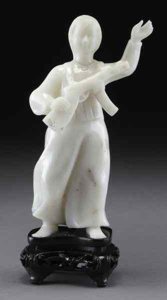 Appraisal: Chinese Cultural Revolution Peking glass figuredepicting a female soldier holding