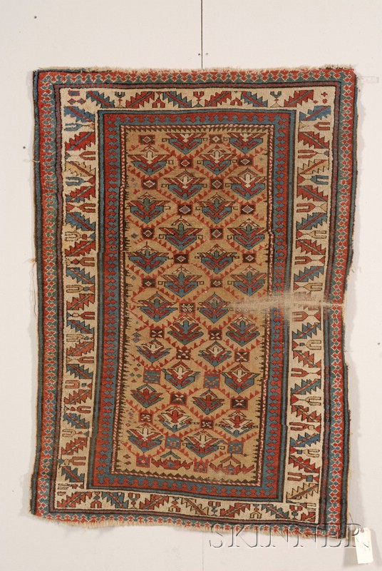 Appraisal: Daghestan Rug Northeast Caucasus last quarter th century large wear