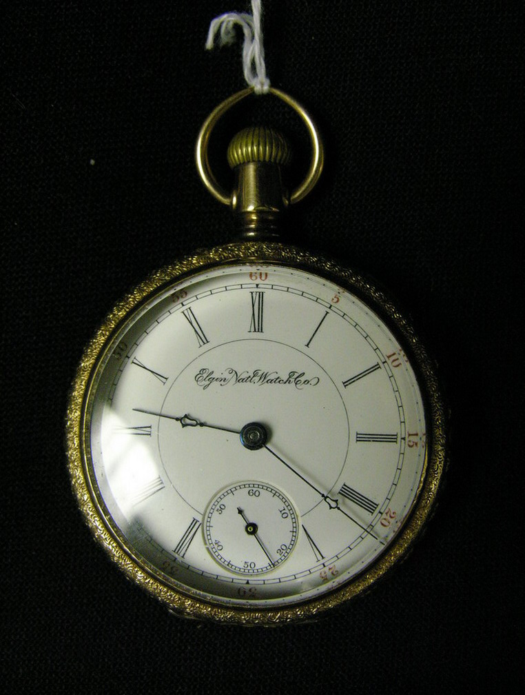 Appraisal: ELGIN POCKET WATCH Elgin Watch Co inscribed H H Taylor