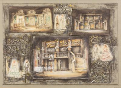 Appraisal: Julia Trevelyan Oman - Panorama of her designs for the