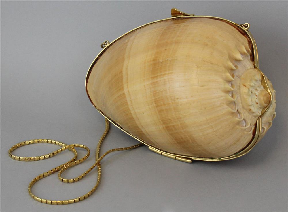 Appraisal: JUDITH LEIBER CONCH SHELL MINAUDIERE EVENING BAG the Leiber evening