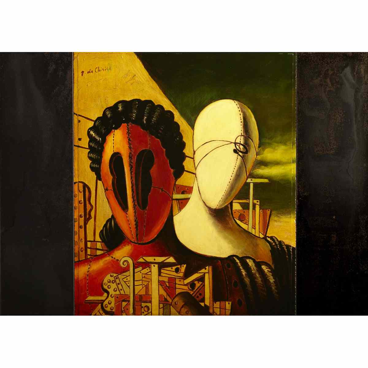 Appraisal: DAVID BIERK A EULOGY TO LIFE FROM DE CHIRICO Medium