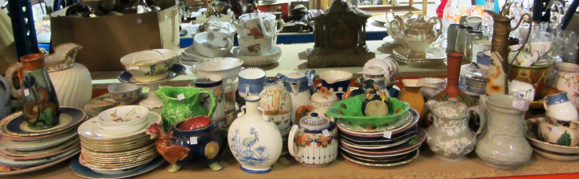 Appraisal: A large quantity of mixed ceramics including jugs plates and