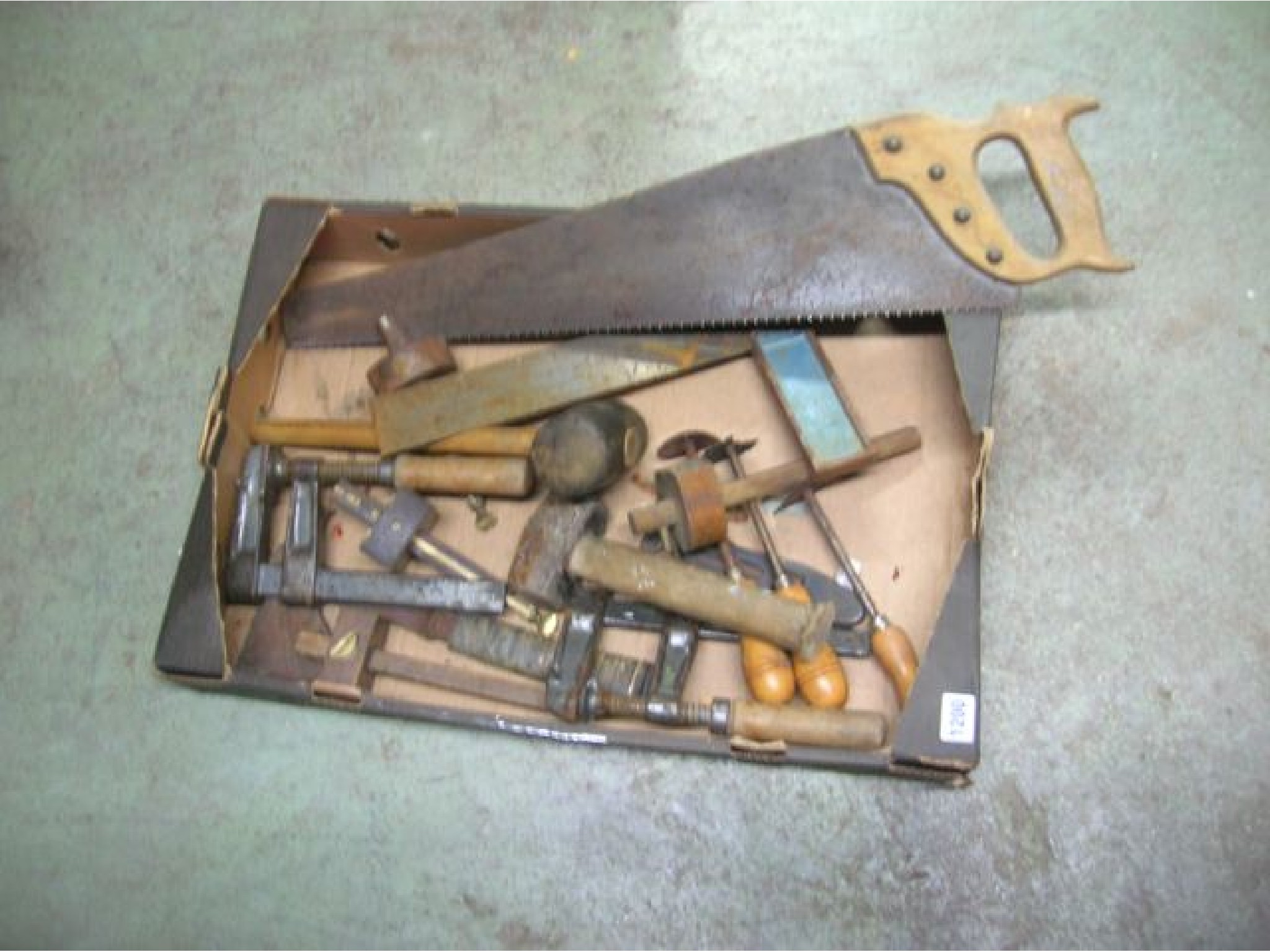 Appraisal: A small collection of vintage woodworking tools including gadgets G