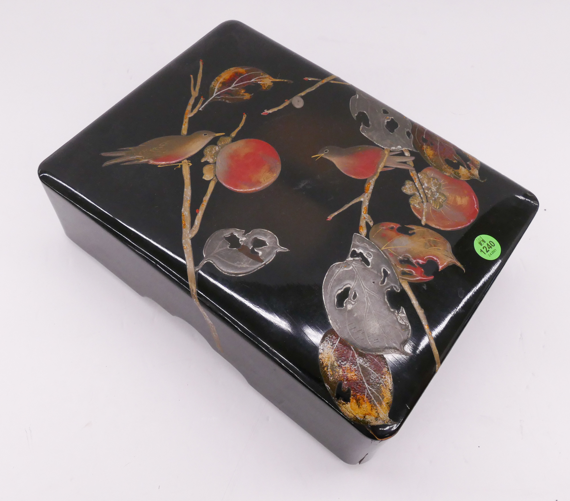 Appraisal: Old Japanese Lacquered Document Box- ''