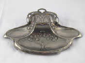 Appraisal: A WMF inkstand in the Art Nouveau manner x x