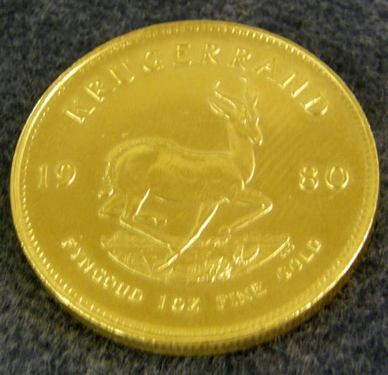 Appraisal: A SOUTH AFRICAN KRUGERRAND