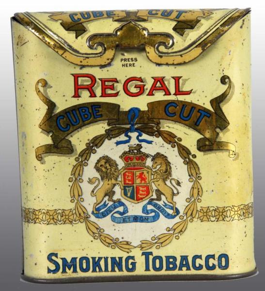 Appraisal: Regal Cube Cut Tobacco Tin Condition Excellent Plus Size -